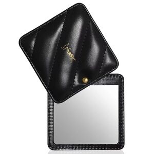 Yves Saint Laurent Mirror Black Quilted NEW YSL